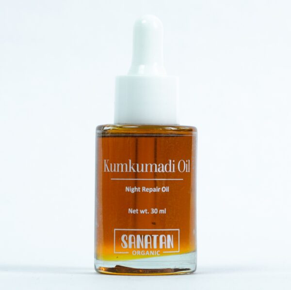 Kumkumadi Oil  [14 Ayurvedic herbs Luxurious Hand-made Night Repair Oil]-30ml - Image 3