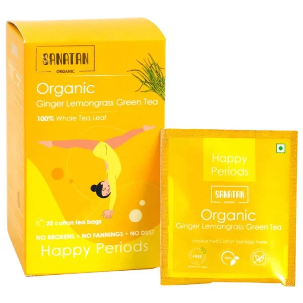 Lemongrass Ginger Happy Periods Green Tea