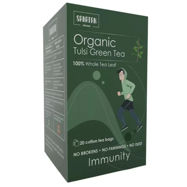 Tulsi Immunity Green Tea - Image 2