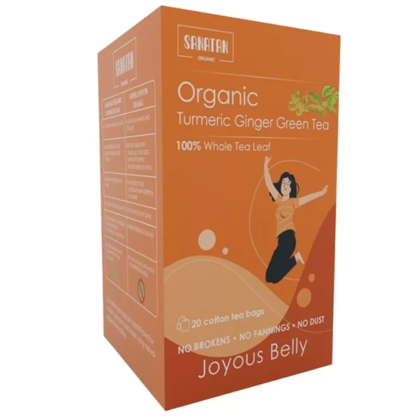 Turmeric Ginger Joyous Belly Green Tea - Image 2