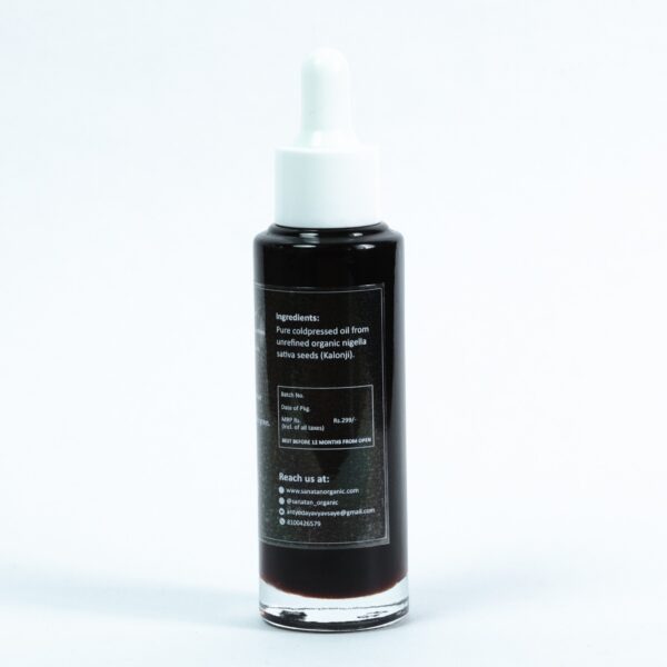Kalonji Oil [Cold Pressed Black Seed Oil for Hair, Kalonji ka Tel]-50ml - Image 6