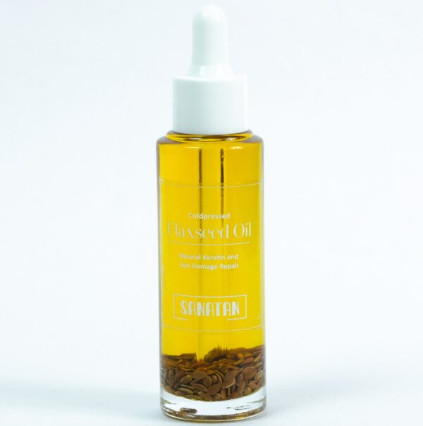 Flaxseed Oil [Coldpressed Oil of Flaxseeds for Hair]-50ml - Image 5