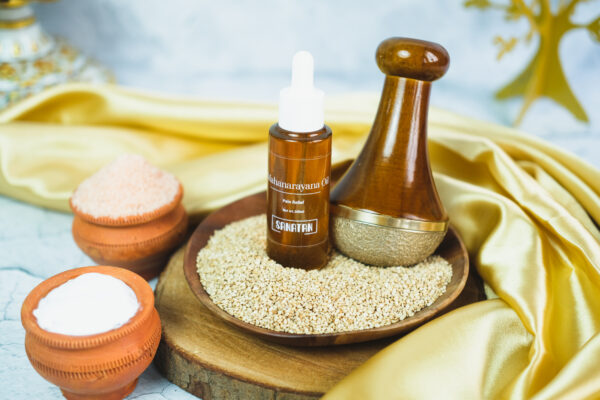 Mahanarayana Oil [31 Herbs Ayurvedic Pain Relief Oil]-100ml - Image 2