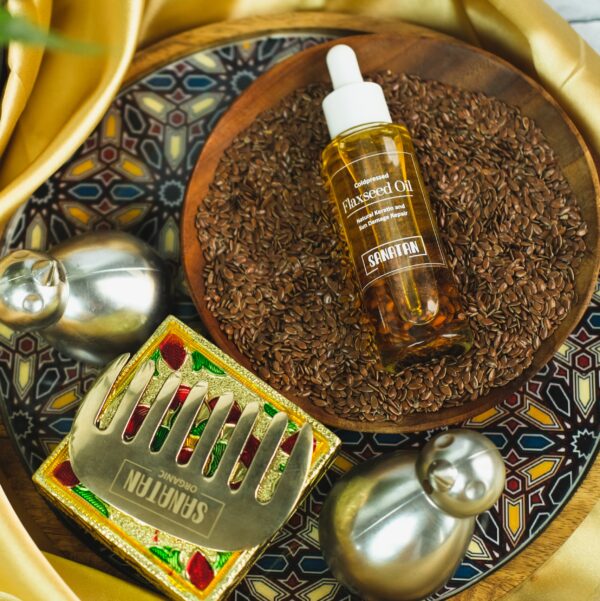 Flaxseed Oil [Coldpressed Oil of Flaxseeds for Hair]-50ml - Image 2
