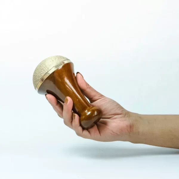 Kansa Foot Wand (Hand-made with Copper, Bronze and Tin) - Image 4
