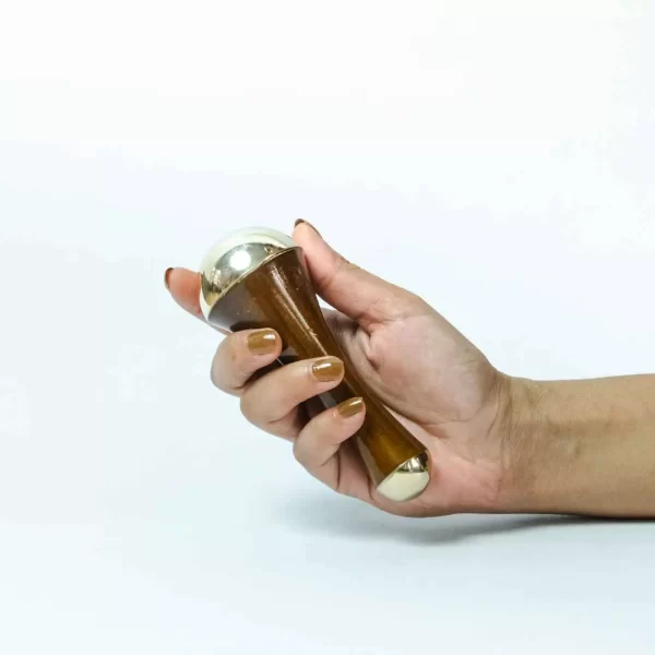 Kansa Face Wand (Hand-made with Copper, Bronze and Tin) - Image 4