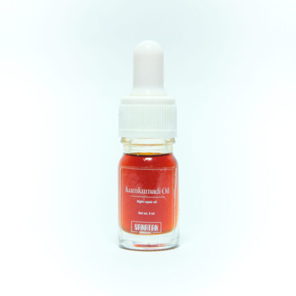 Kumkumadi Oil [14 Ayurvedic herbs Luxurious Hand-made Night Repair Oil]- 3ml - Image 2